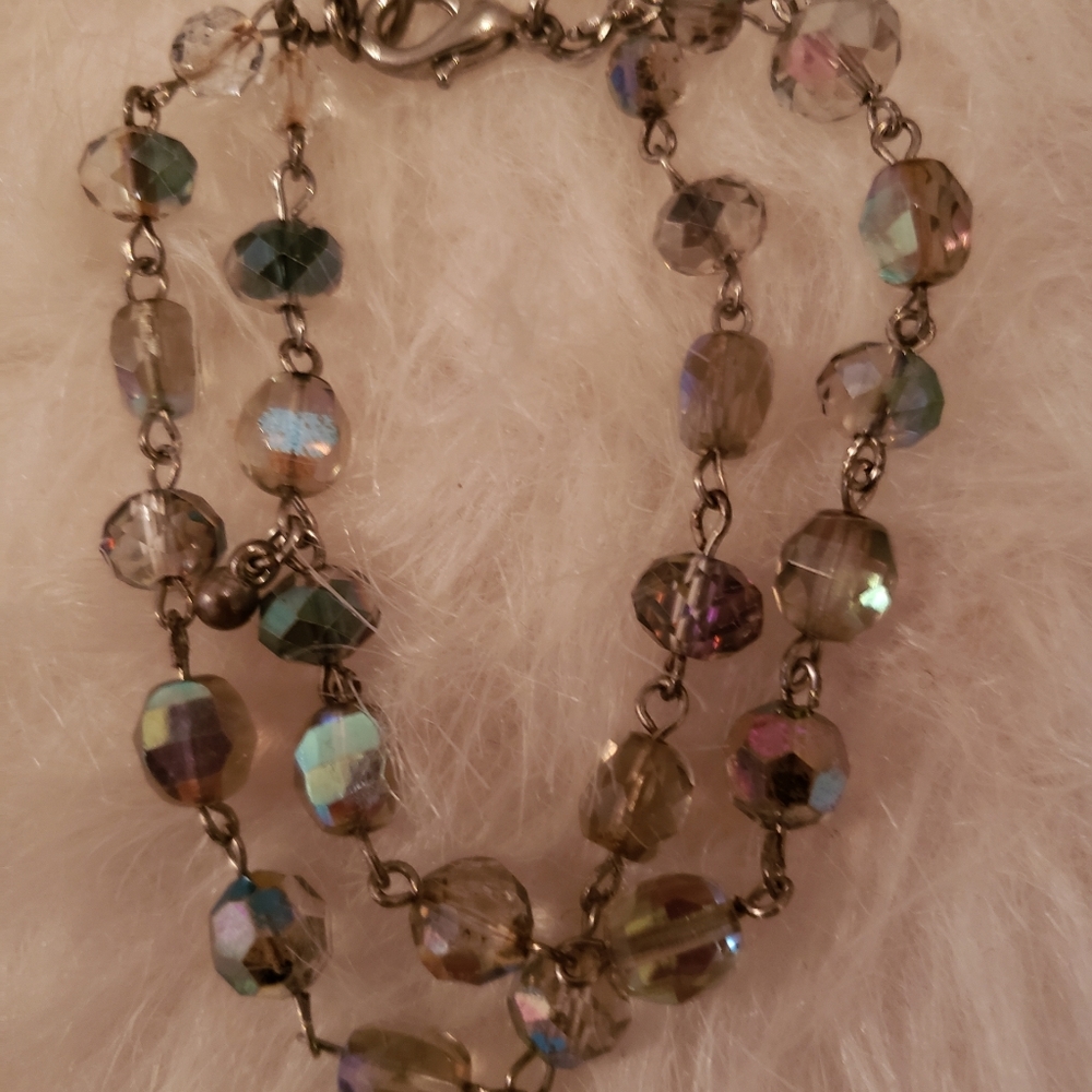 Double Strand Crystal Bracelet